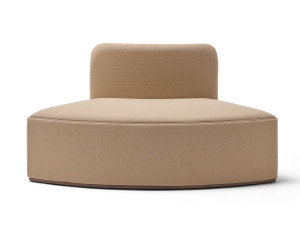 Модульный изогнутый диван из ткани