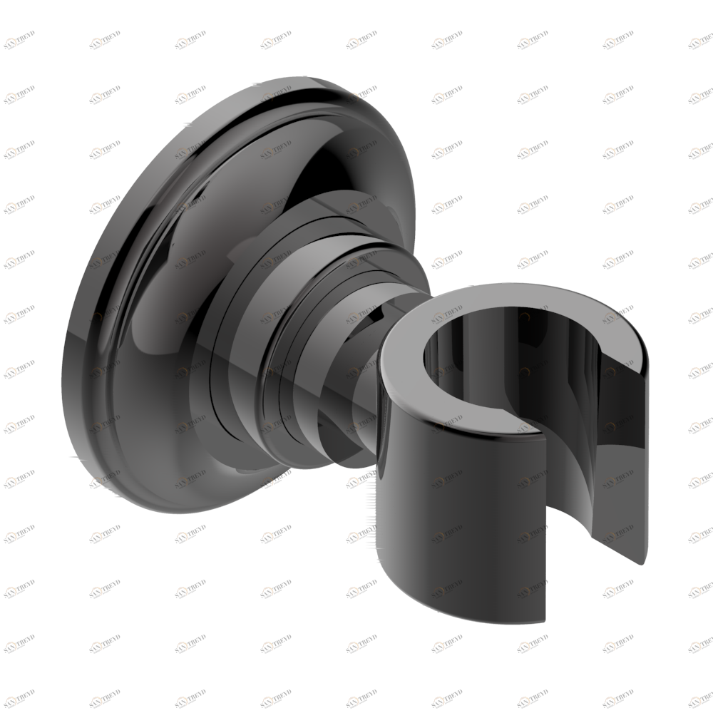 G08-53F Кронштейн стационарный встраиваемый в стену Thg-paris Pompadour Matt graphite PVD G08 53F CAT.F