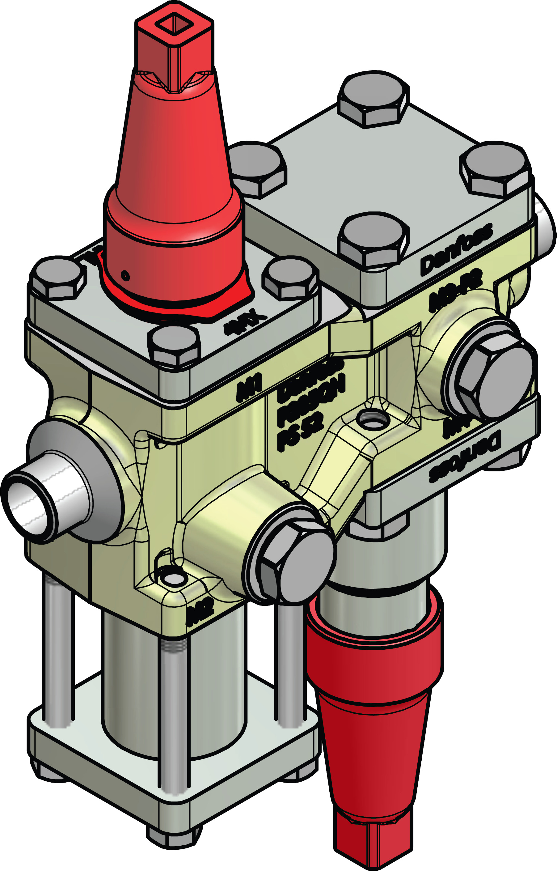 Danfoss ICF 15 — многофункциональные клапанные станции ICF 15-4-18 (15 D) Клапан-регулятор унив 027L4579  - Вид №2