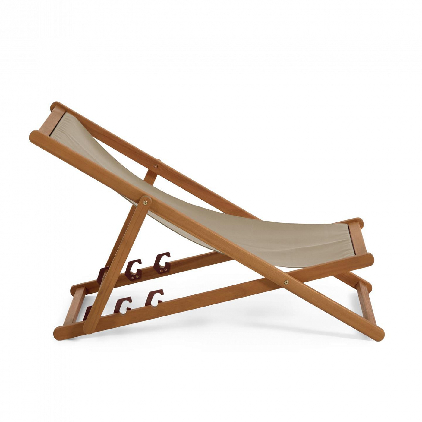 097801 Шезлонг из массива акации зеленый La Forma Adredna  - Вид №4