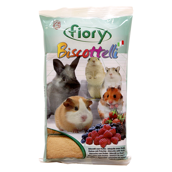 Т00001592 Лакомство для грызунов Бисквиты с ягодами 30г Fiory 