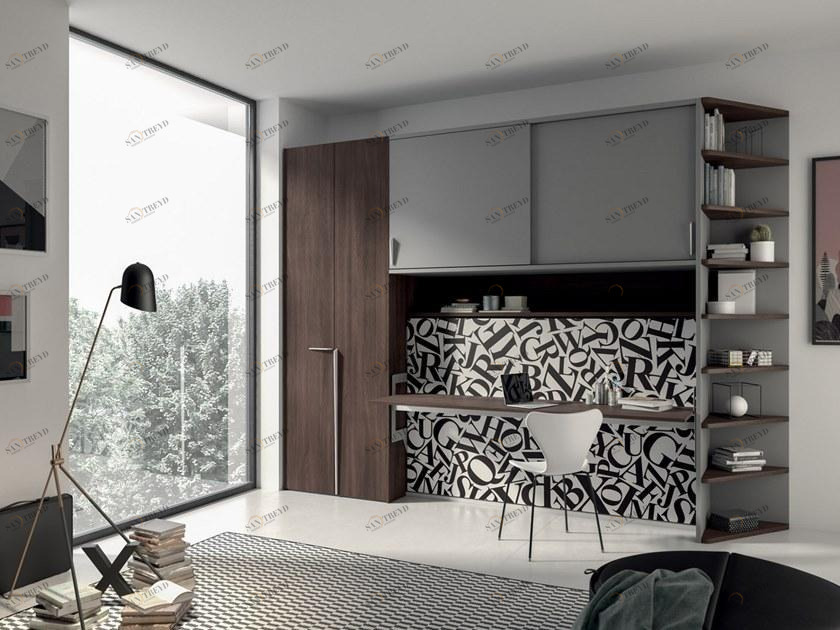 TUMIDEI Односпальная раскладная кровать со шкафом On-off sun-id-1505652