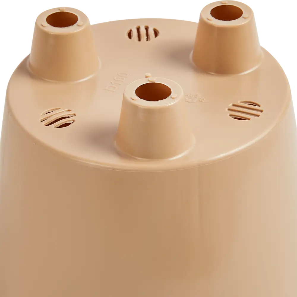 Горшок цветочный London ø19 h17.3 см v3.3 л пластик зеленый INGREEN STLM-2004916 - Вид №3