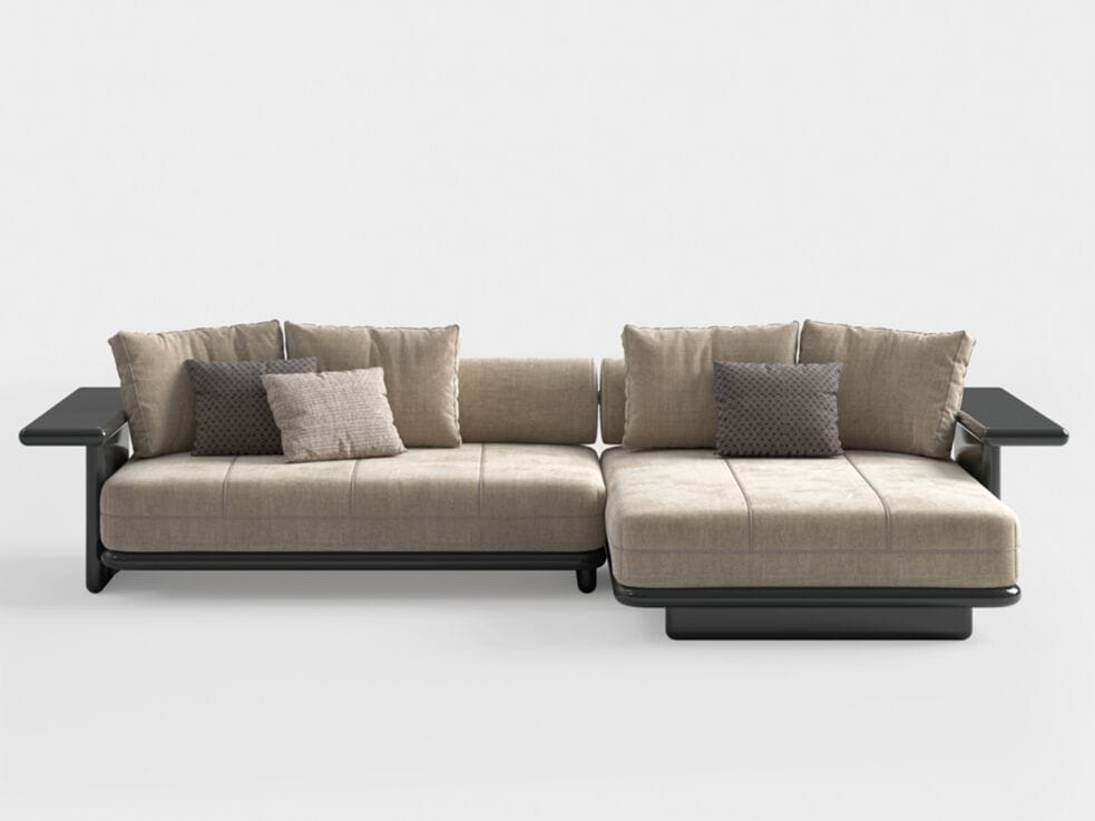 Тканевый модульный садовый диван CPRN HOMOOD Shapes 2025 ARCH-00073131