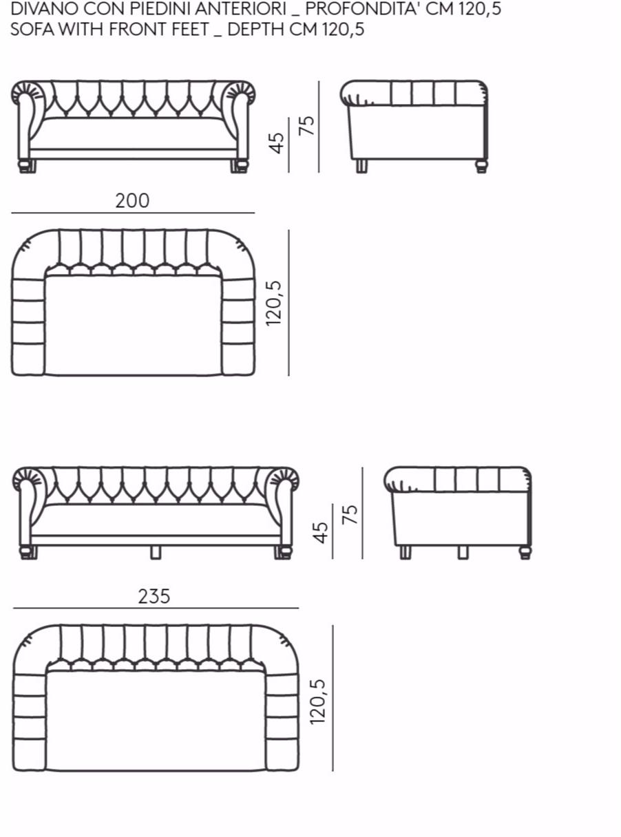DE PADOVA Стеганый диван sun-id-1435989 - Вид №5