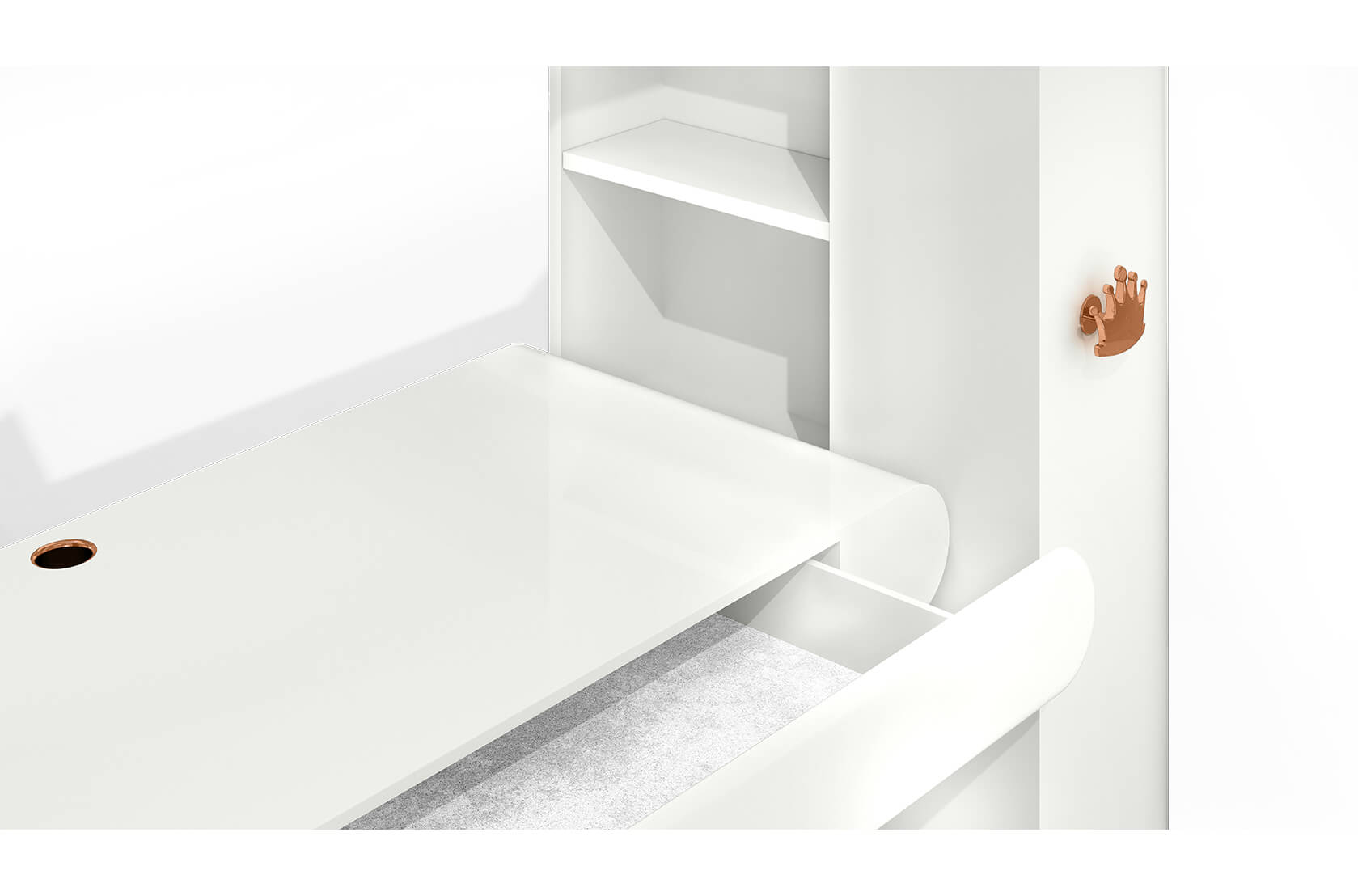 CIST369 Детский туалетный столик Короли и королевы Circu  - Вид №5