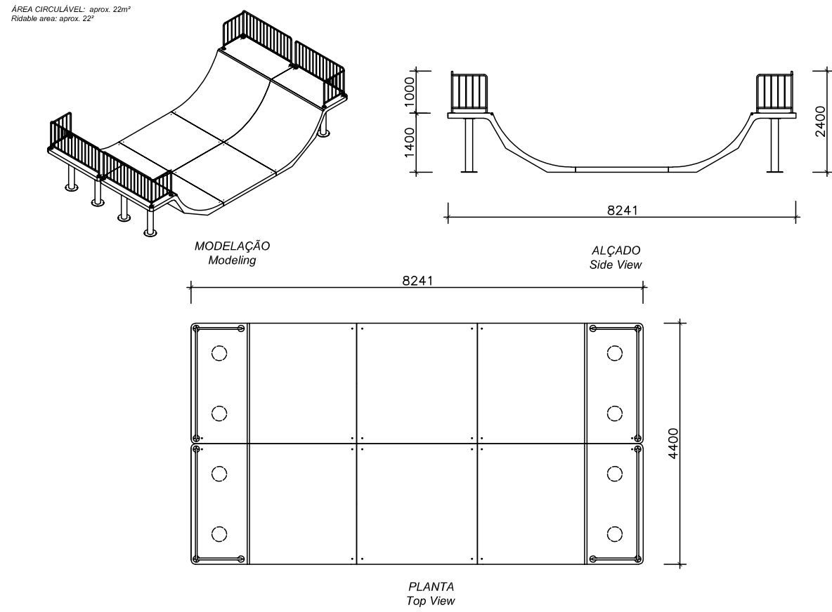 Бетонная спортивная рампа amop Suba Ramps ARCH-00035844 - Вид №18