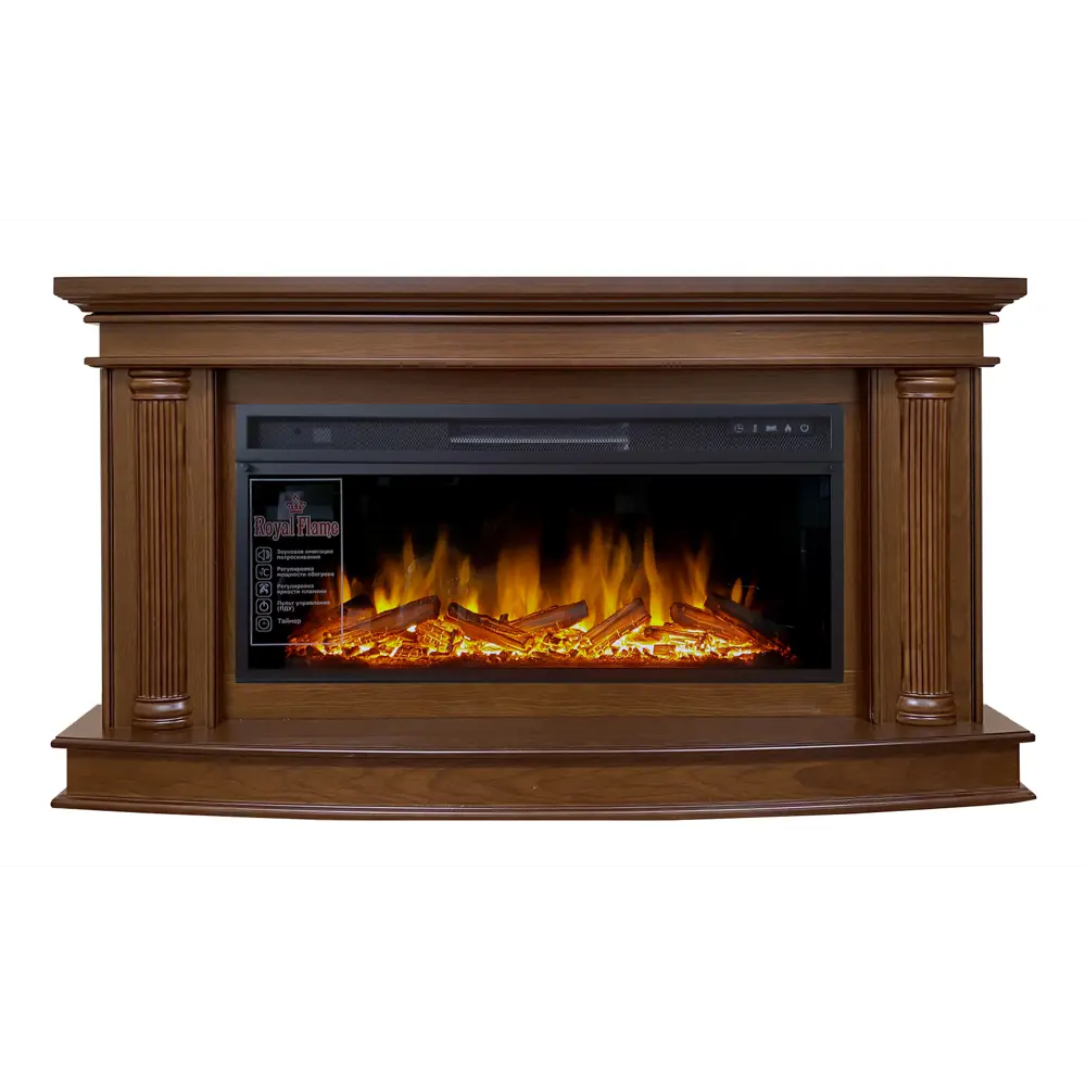 Каминокомплект Rome с электроочагом Vision 42 Log каштан 83401920 STLM-2082314 ROYAL FLAME 