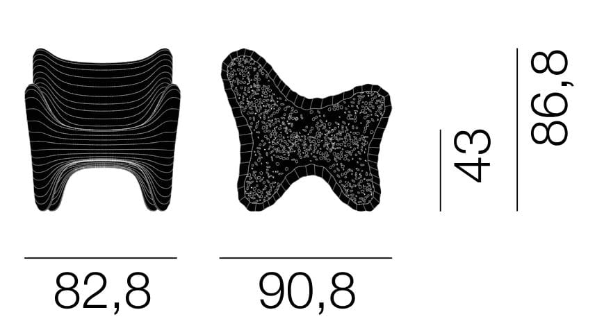 Кресло из полиэтилена Magis In-Side ARCH-00084406 - Вид №15