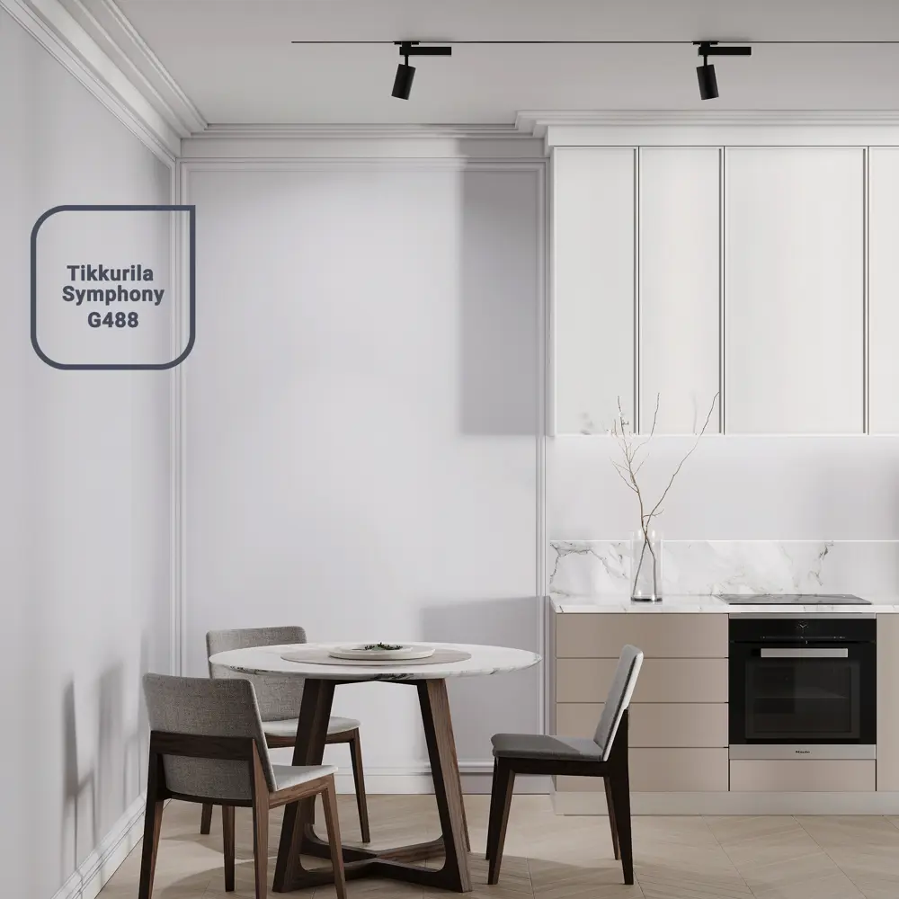 Краска Tikkurila Euro-20 для влажных помещений, белая матовая 9 л 12355108 STLM-0001944 - Вид №3