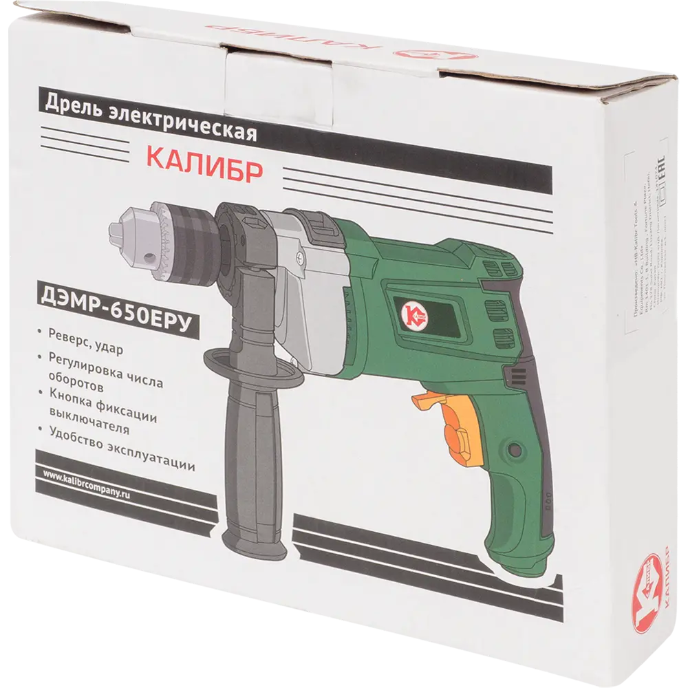Дрель ударная Калибр ДЭМР-650ЕРУ, 650 Вт 82237890 STLM-2204195  - Вид №4