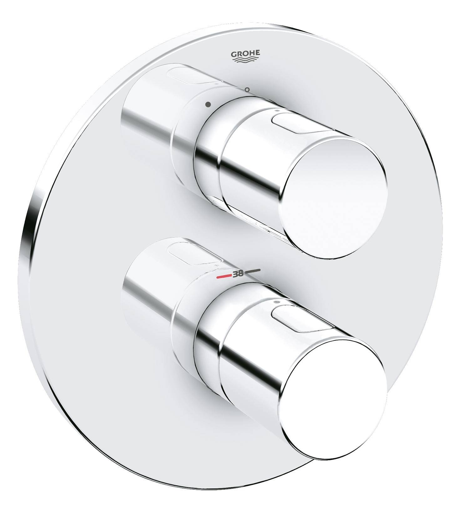 Внешняя часть термостатического смесителя для душа GROHE Grohtherm 3000 Cosmopolitan, хром (19467000)