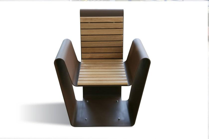 Metalco Скамья Corten ™ с подлокотниками sun-id-1497452 - Вид №1