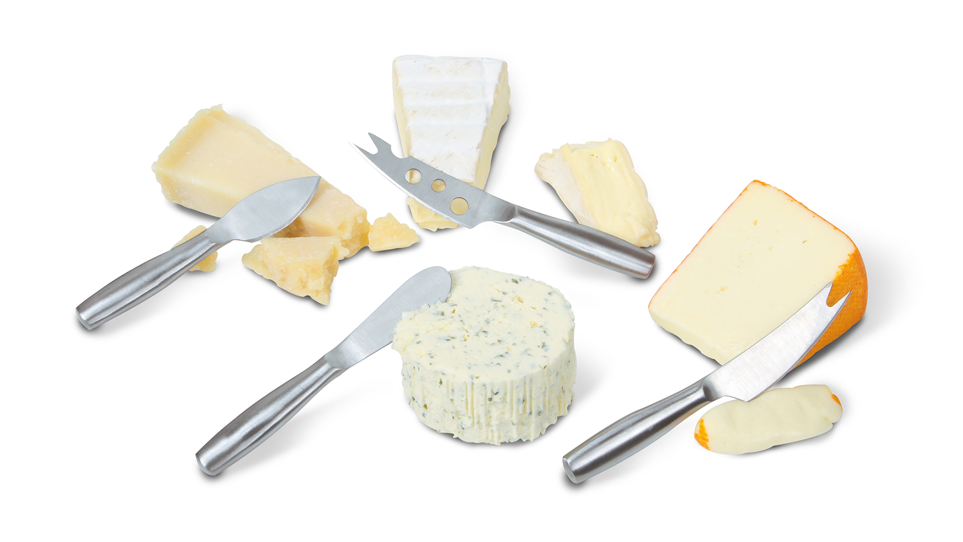 10625057 Boska Набор мини-ножей для всех видов сыра Boska "Копенгаген" 19х19см, 4 шт, сталь нержавеющая, в п/у Сталь нержавеющая  - Вид №5