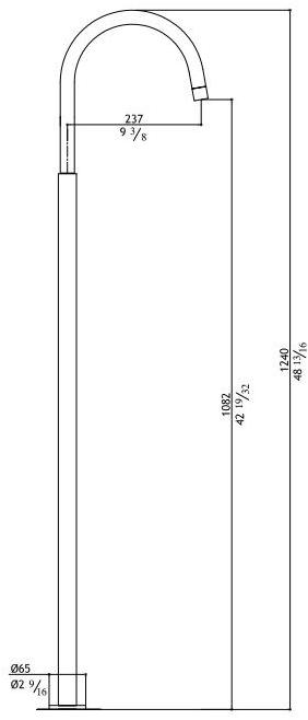 MGS Напольный излив из нержавеющей стали Accessori per bagno sun-id-1401048 - Вид №3