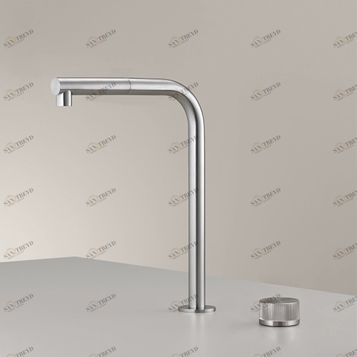 два отверстия hydroprogressive смеситель с поворотным изливом и выдвижным ручной душ  APP02 CEADESIGN 