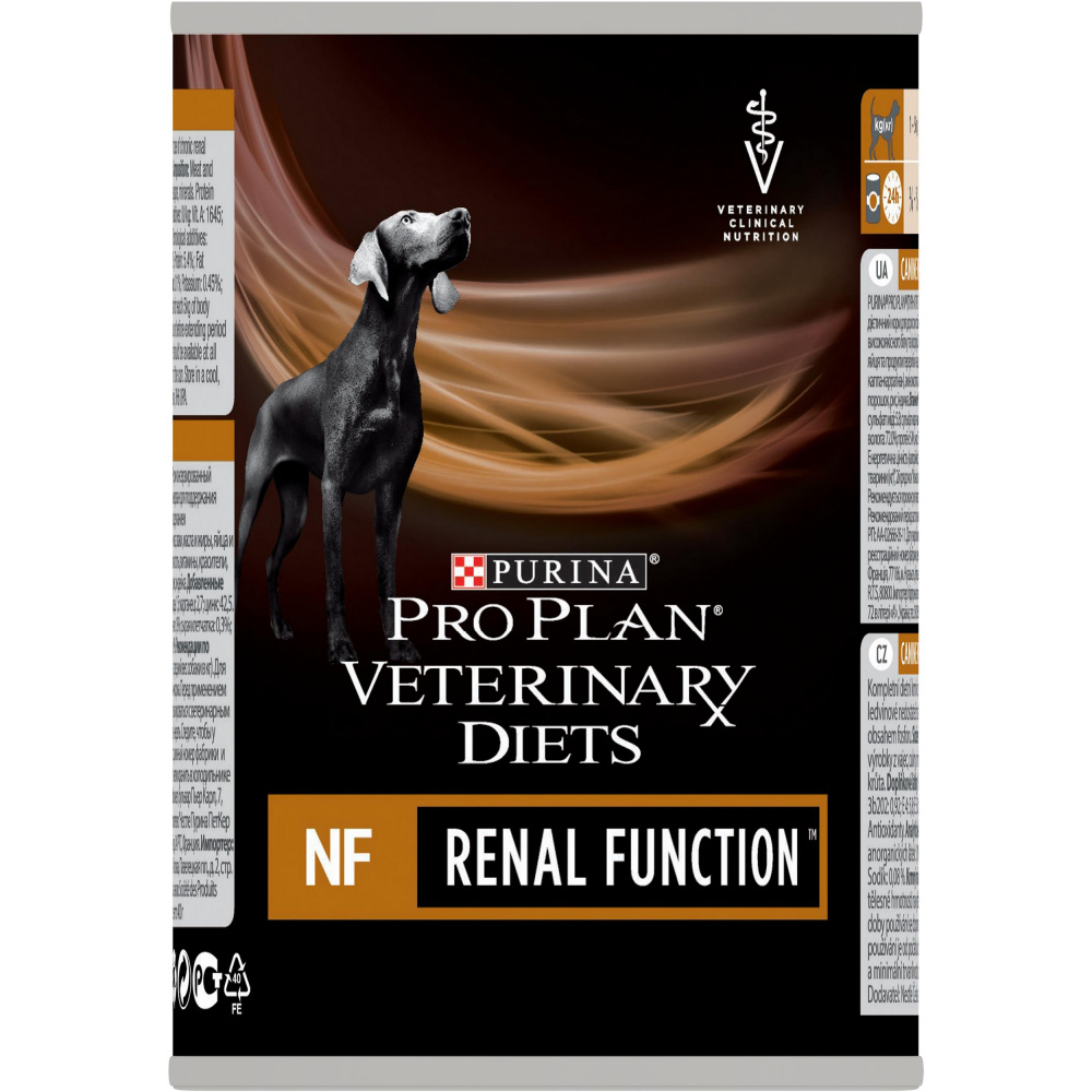 ПР0033147 Корм для собак Veterinary Diets NF Renal Function при патологии почек, конс. 400г Pro Plan  - Вид №9