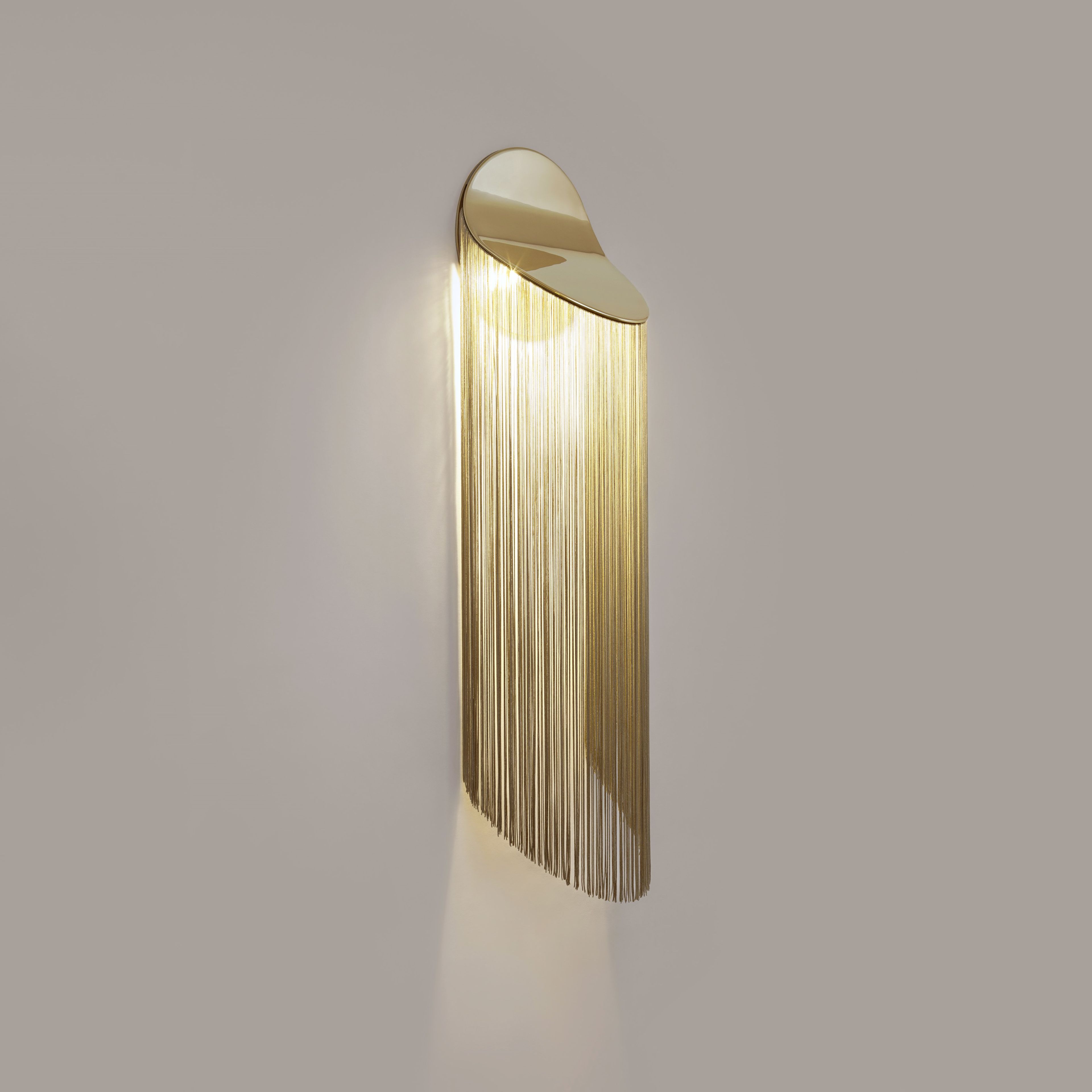 Район бахромой стальной светодиодный настенный светильник Darmes Cé ARCH-00063498 - Вид №3