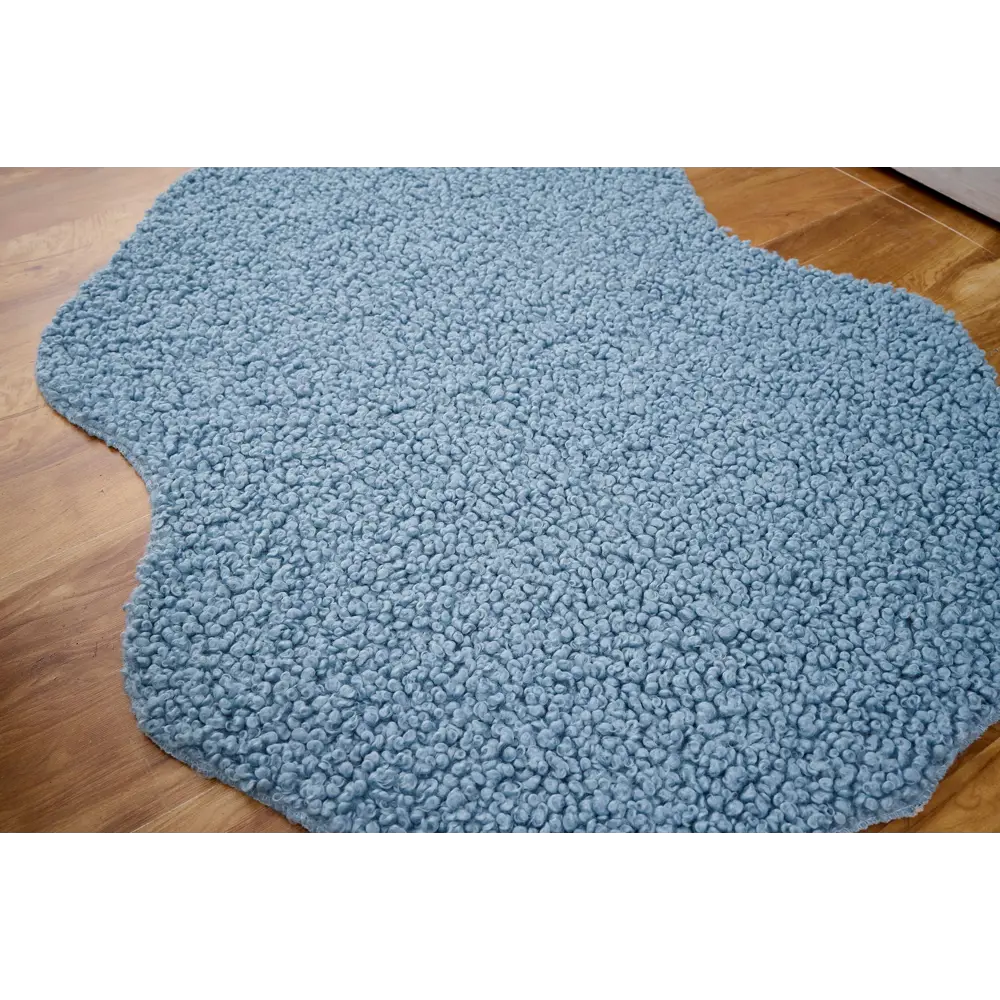 Ковер Teddy 60x90 см полиэстер цвет синий Santreyd STLM-2059381 - Вид №2
