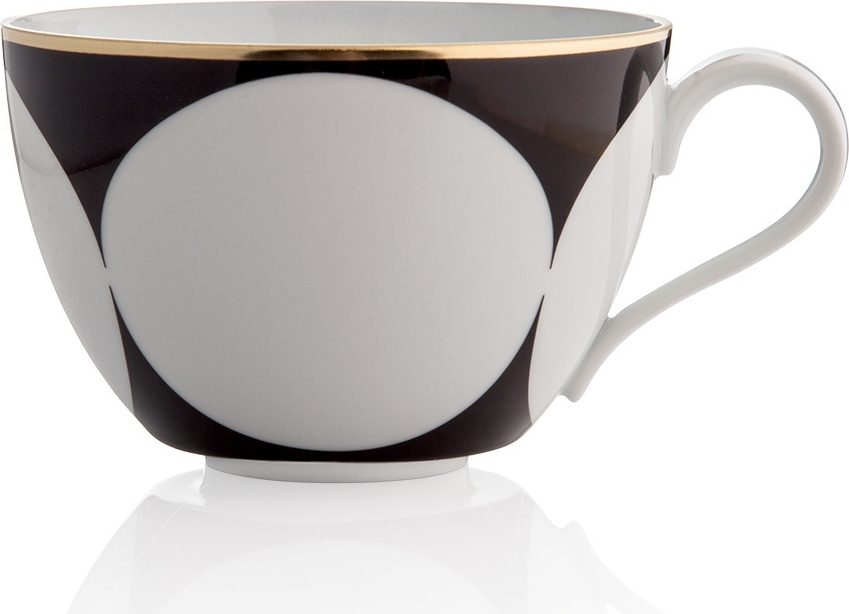 10564700 Sieger by Furstenberg Чашка для капучино закругл. Sieger by Furstenberg "Мой фарфор! Золотой дворец" 260мл Фарфор, Керамика 