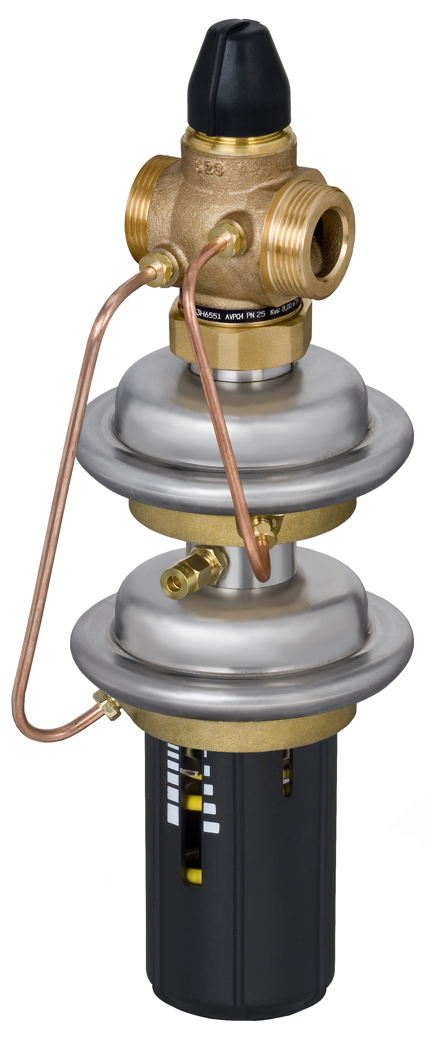 Danfoss Регулятор перепада давления AVPQ для монтажа на подающем трубопроводе РПД AVPQ 4PN25 15/1,6/0,3-2,0/0,2/резьб. 003H6555  - Вид №16