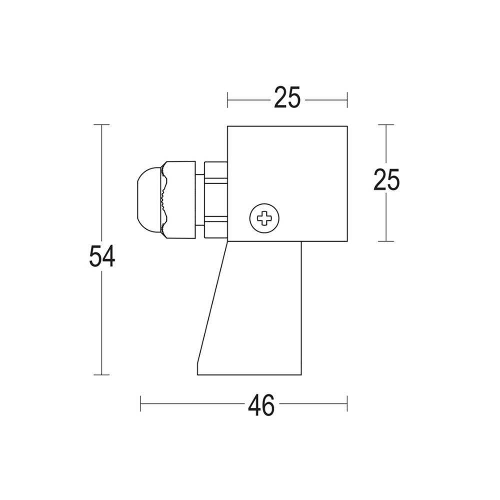 MicroSegno Spot Strap SQ Ghidini Segno Spot SQ .05 Темно-Cерый (Матовый)  - Вид №1