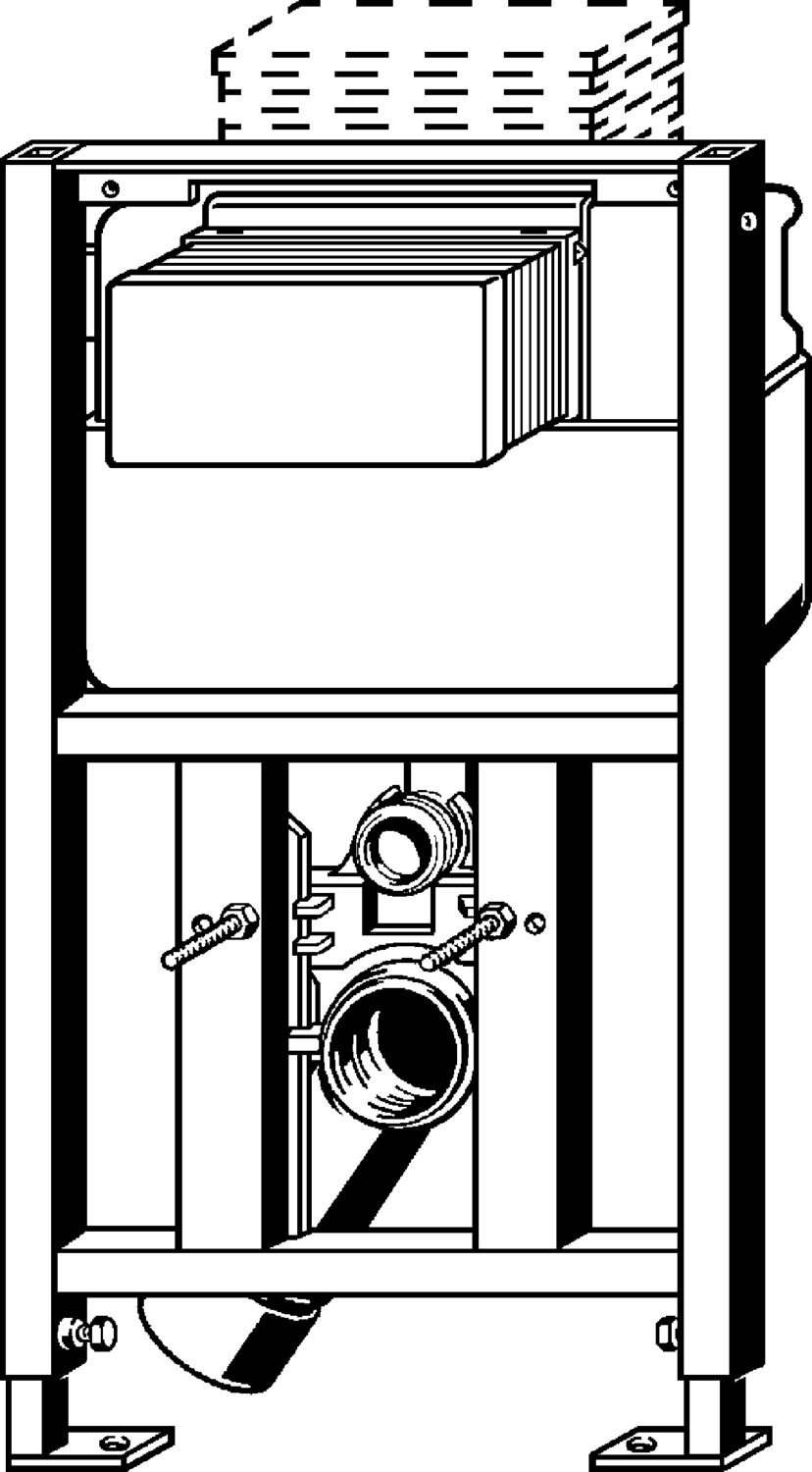 Системная техника  Viegaswift, Steptec, Viega Eco Plus, Viega Mono, панели смыва и принадлежности  T3 Viega Eco Plus  Элементы для унитазов VIEGA 718 336 Модель 8130.2 Santreyd  - Вид №1