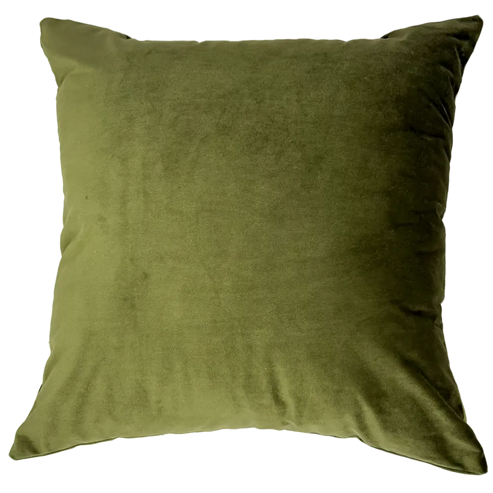 Подушка декоративная Linen Way Tony 45x45 см бархат цвет хаки 89439585 STLM-2129943 