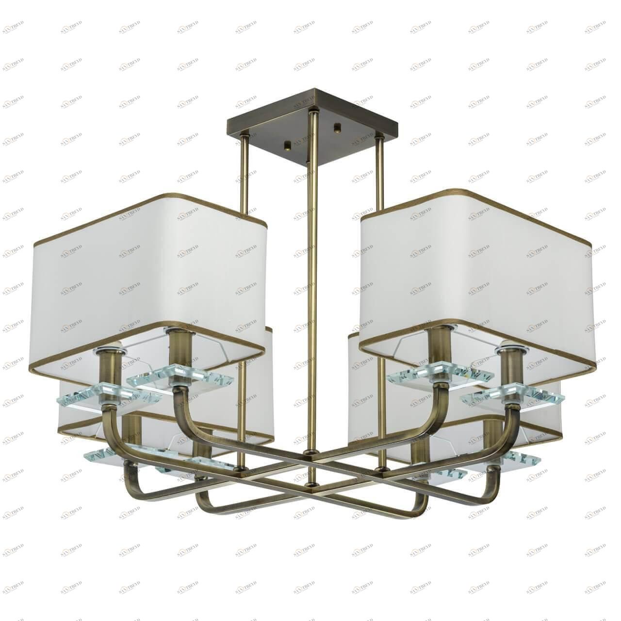 Потолочная люстра MW-Light Наполи 1 686010108 MW-LIGHT ДИЗАЙНЕРСКИЕ, НАПОЛИ 00-3888597 Белый 