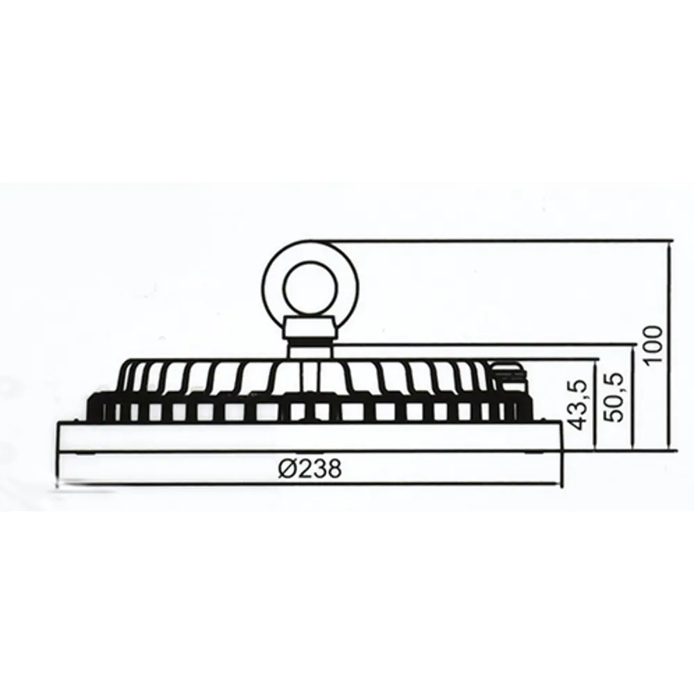 Светильник светодиодный IEK ДСП 100 Вт IP65 накладной 6500 К STLM-2209881 - Вид №7