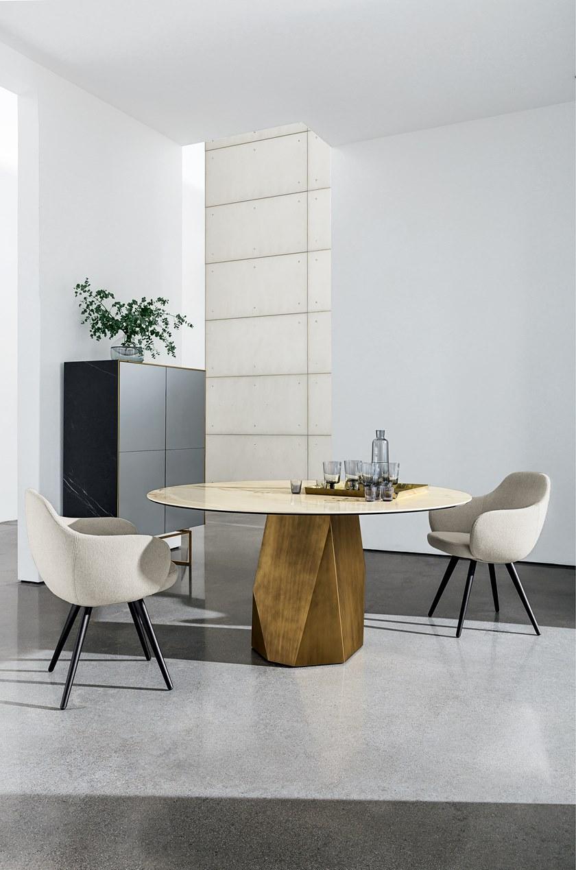 Sovet italia Круглый керамический стол Deod sun-id-1391688 - Вид №2