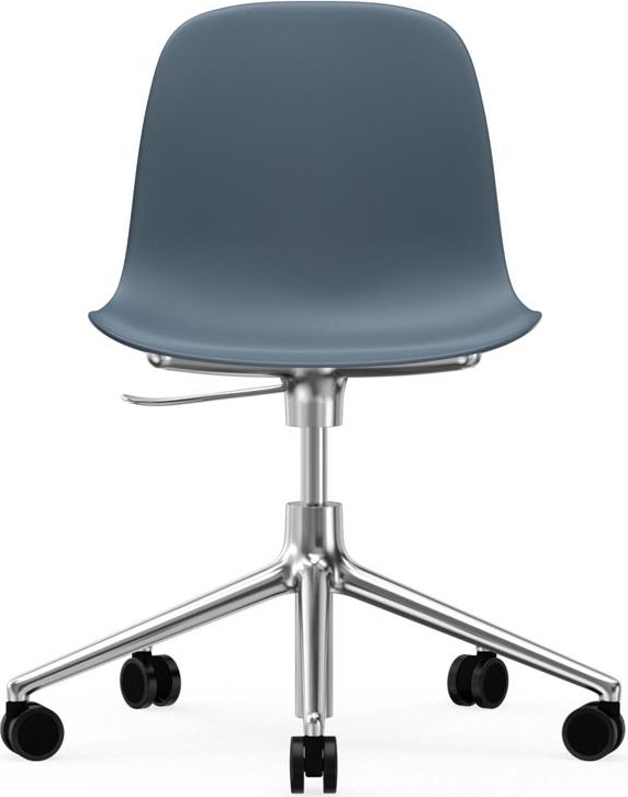 606043 Кресло Swivel 5W Gaslift Alu Blue Normann Copenhagen Form - Вид №1