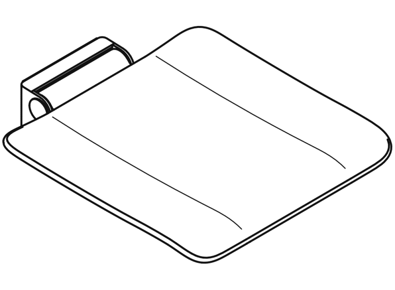 900.51.401XA Мобильное складное сиденье HEWI System 900 - Вид №3