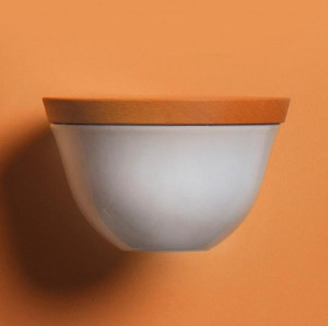 32F230A90032C Обновление чаша 19 см + дерево крышка 21 см белая Kahla-porzellan