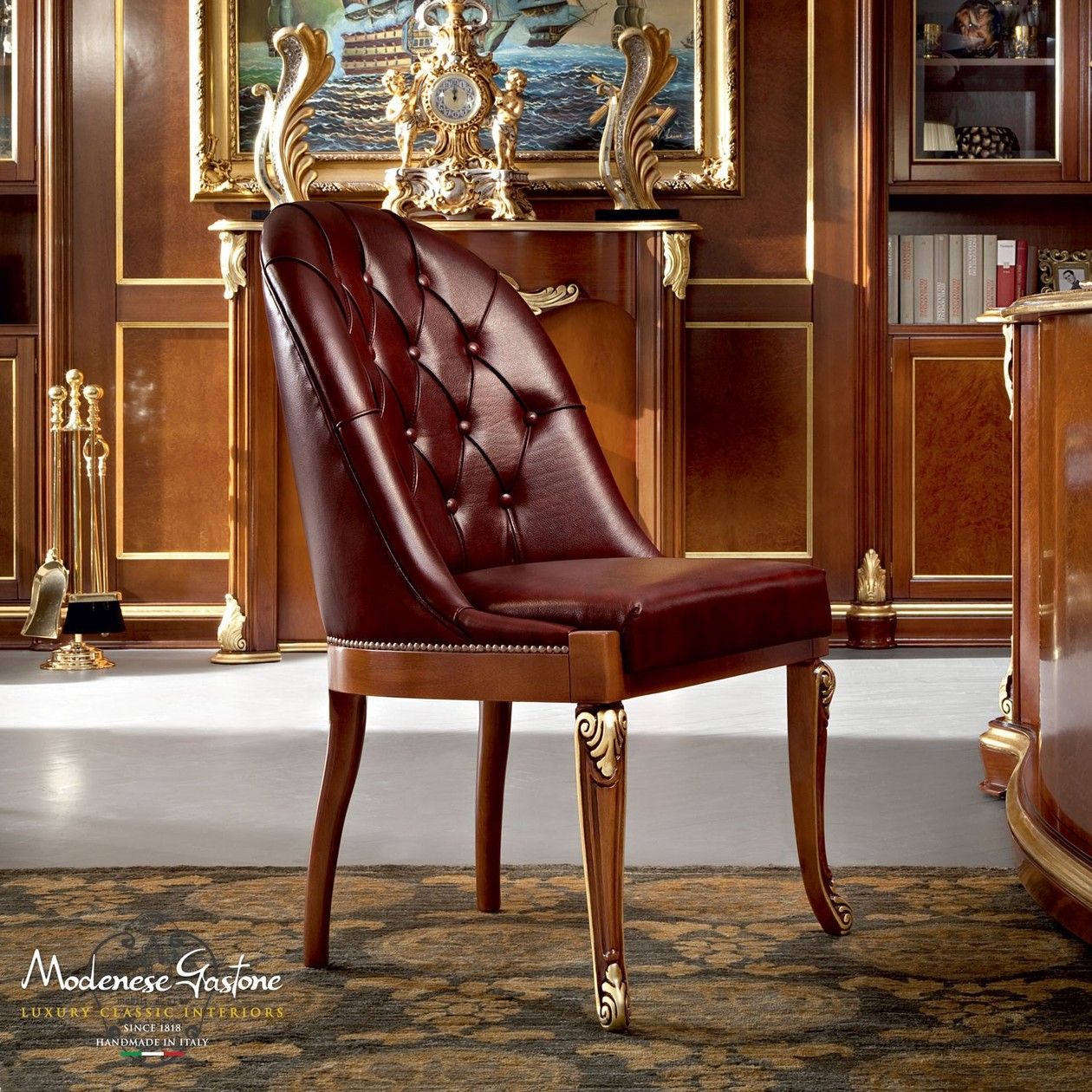 Кресло capitonné Modenese Luxury Interiors Bella Vita ARCH-00122541 - Вид №1