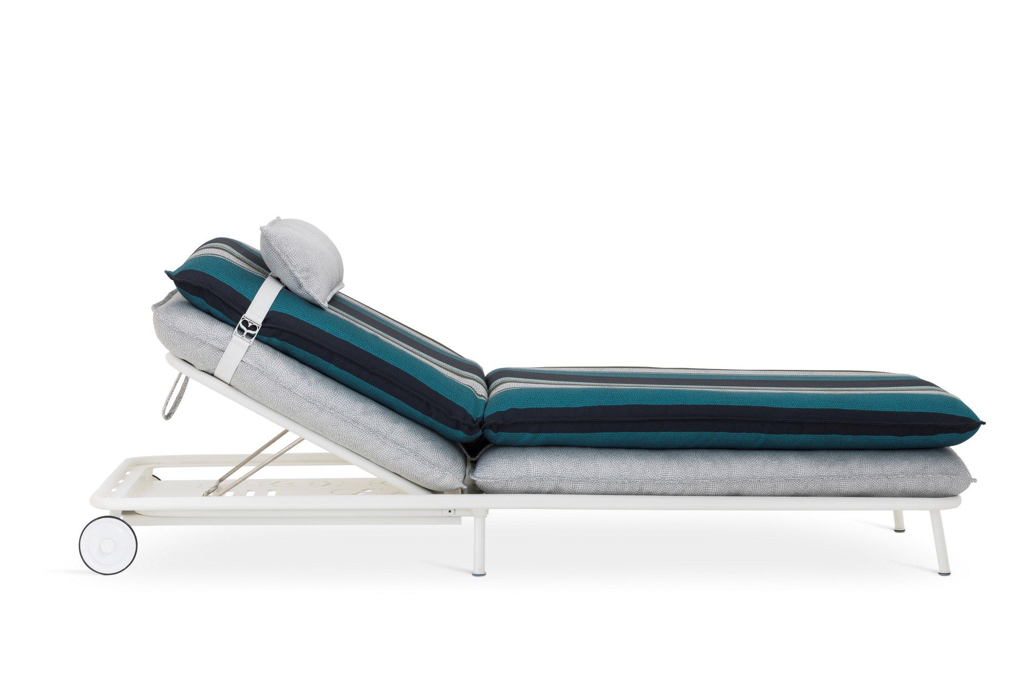 Тканевая откидная Садовая кровать с колесами Sicis Lipari ARCH-00043599 - Вид №1