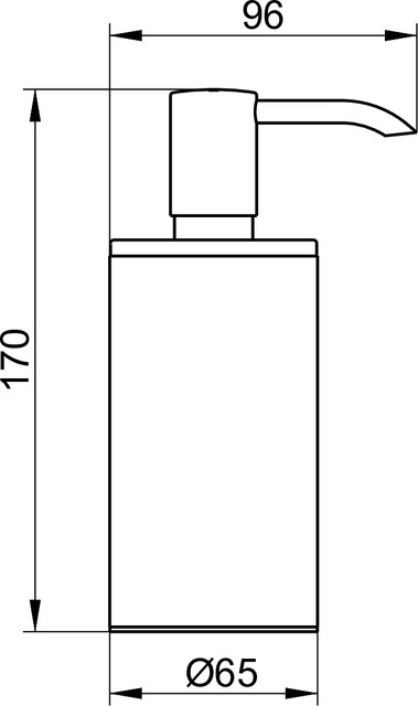 04952370100 Дозатор дезинфицирующих средств KEUCO Universalartikel  - Вид №2