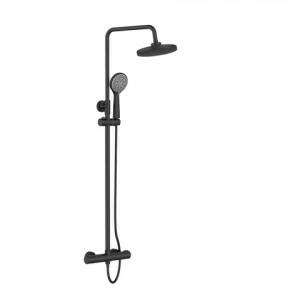 Orange T02S3-912b Душевая система c термостатом черного цвета в комплекте Хром