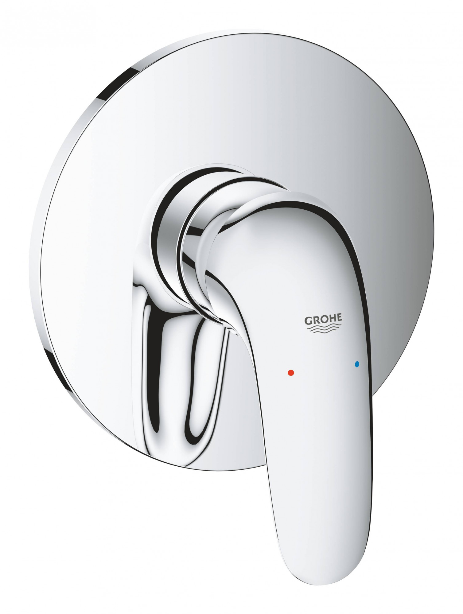 Смеситель однорычажный для душа GROHE Eurostyle 2015 Solid, круглая розетка, хром (24046003)