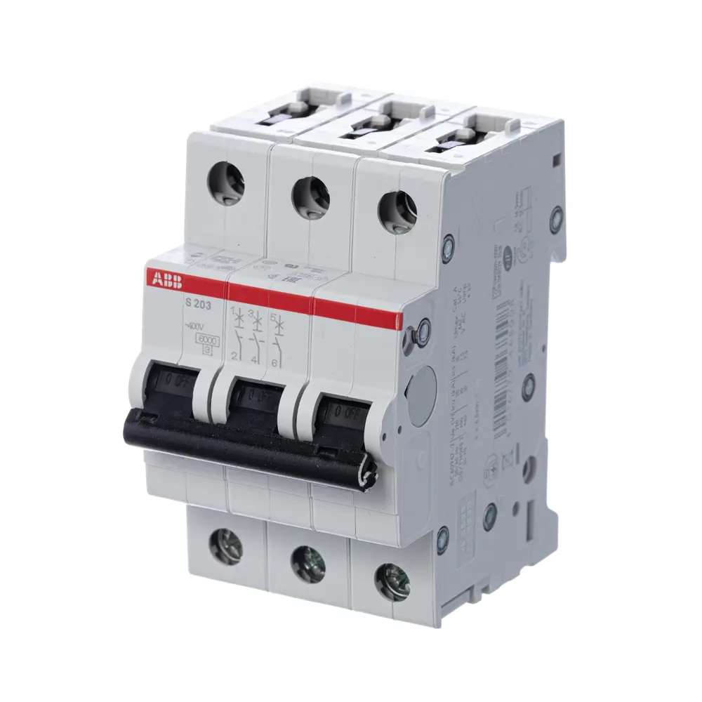 Автоматический выключатель ABB S203 3P C32 А 6 кА 2CDS253001R0324 82175819 STLM-2205547 
