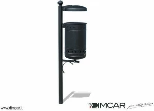 DIMCAR Подземный металлический контейнер с крышкой для использования вне помещений Elite 350-bis