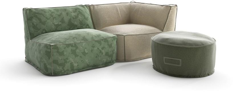 Atmosphera Угловое садовое кресло из ткани Soft Cx.sf.ma - Вид №4