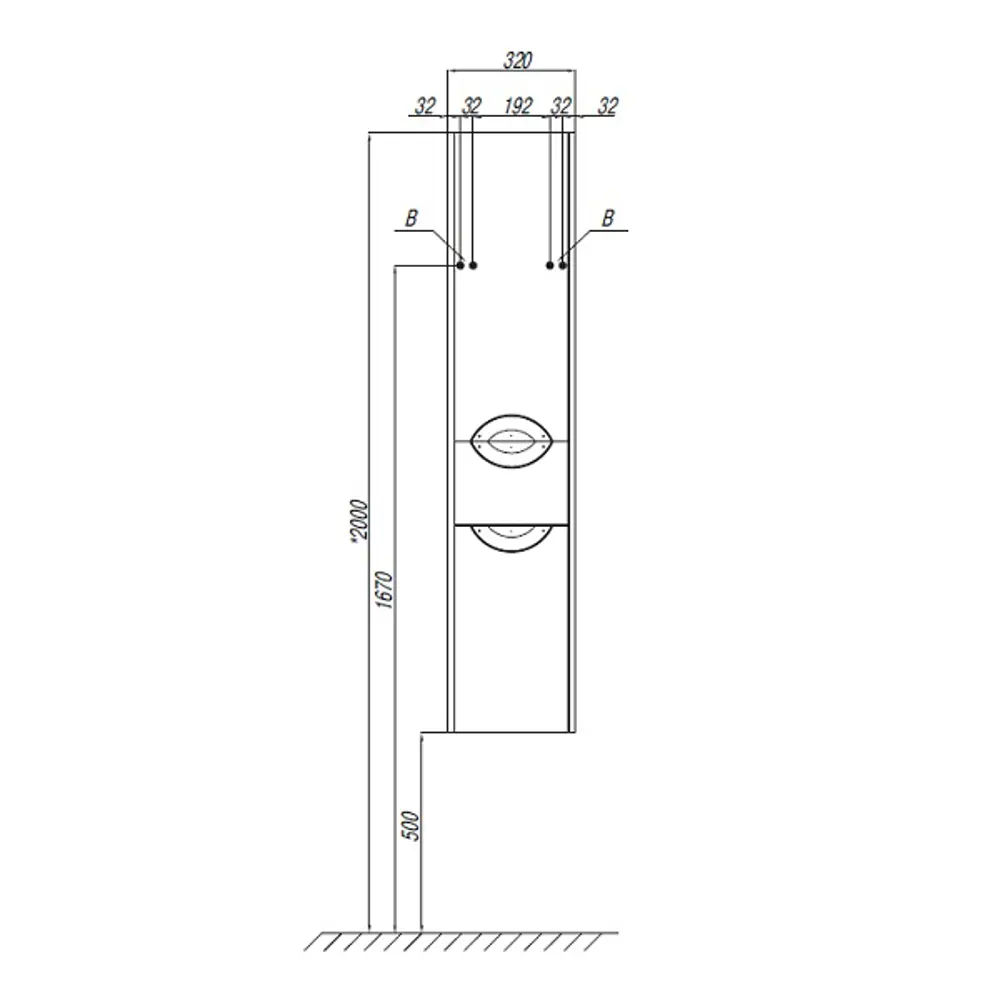 Шкаф-колонна Aquaton Сильва правый дуб фьорд STLM-2059141 - Вид №5