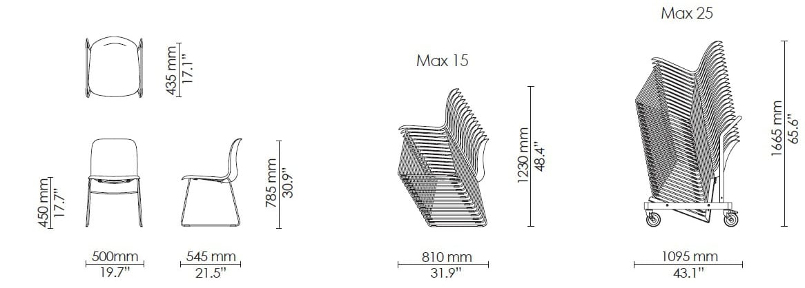 Сани стул Howe SixE ARCH-00045915 - Вид №5