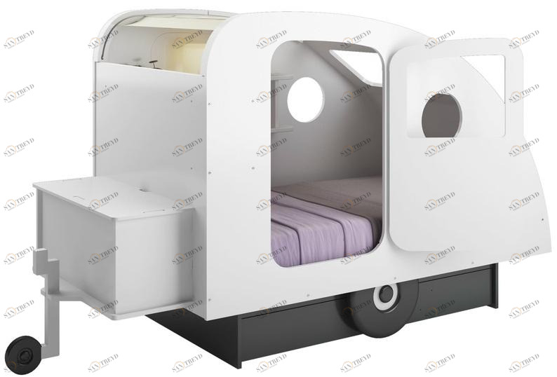 Mathy by Bols Односпальная контейнерная кровать из МДФ Lits creatifs sun-id-1351550