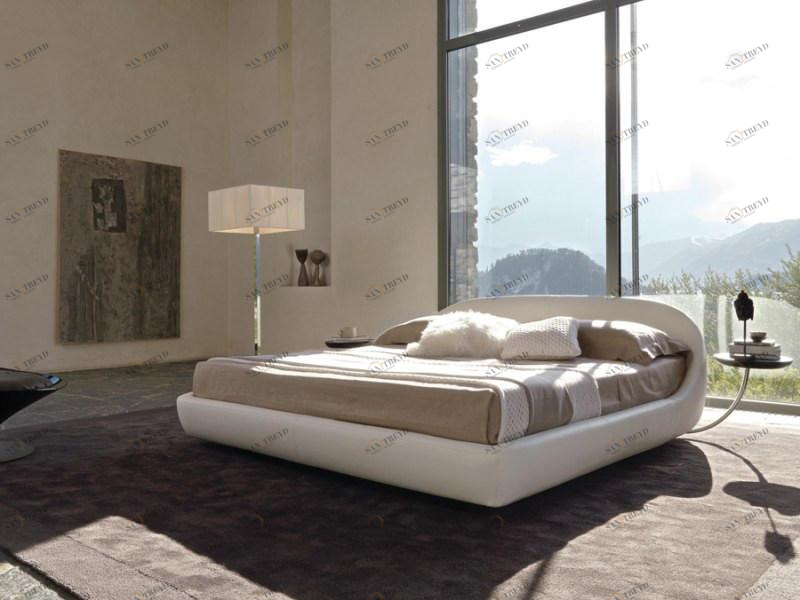 Désirée divani Кровать двуспальная с обивкой Lacoon sun-id-1487055