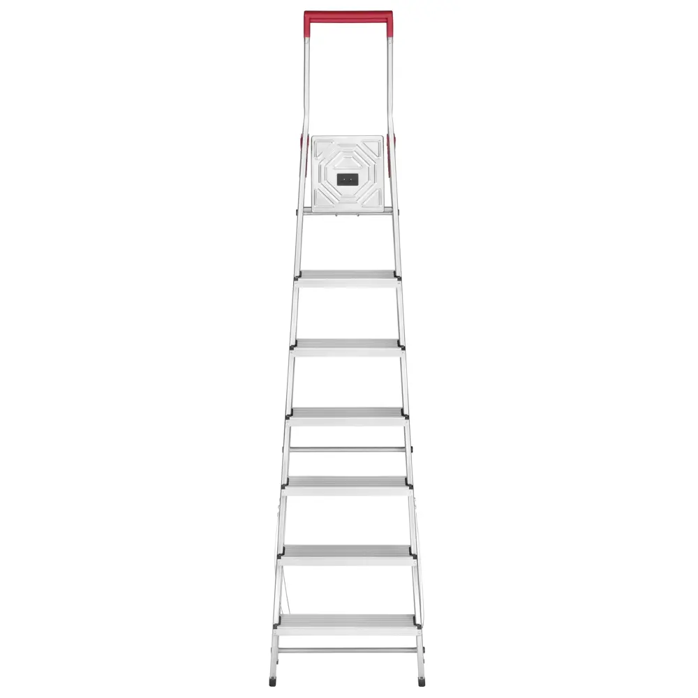 Стремянка алюминиевая с крючком Hailo 7 ступеней 10758018 STLM-2047124 Santreyd  - Вид №1