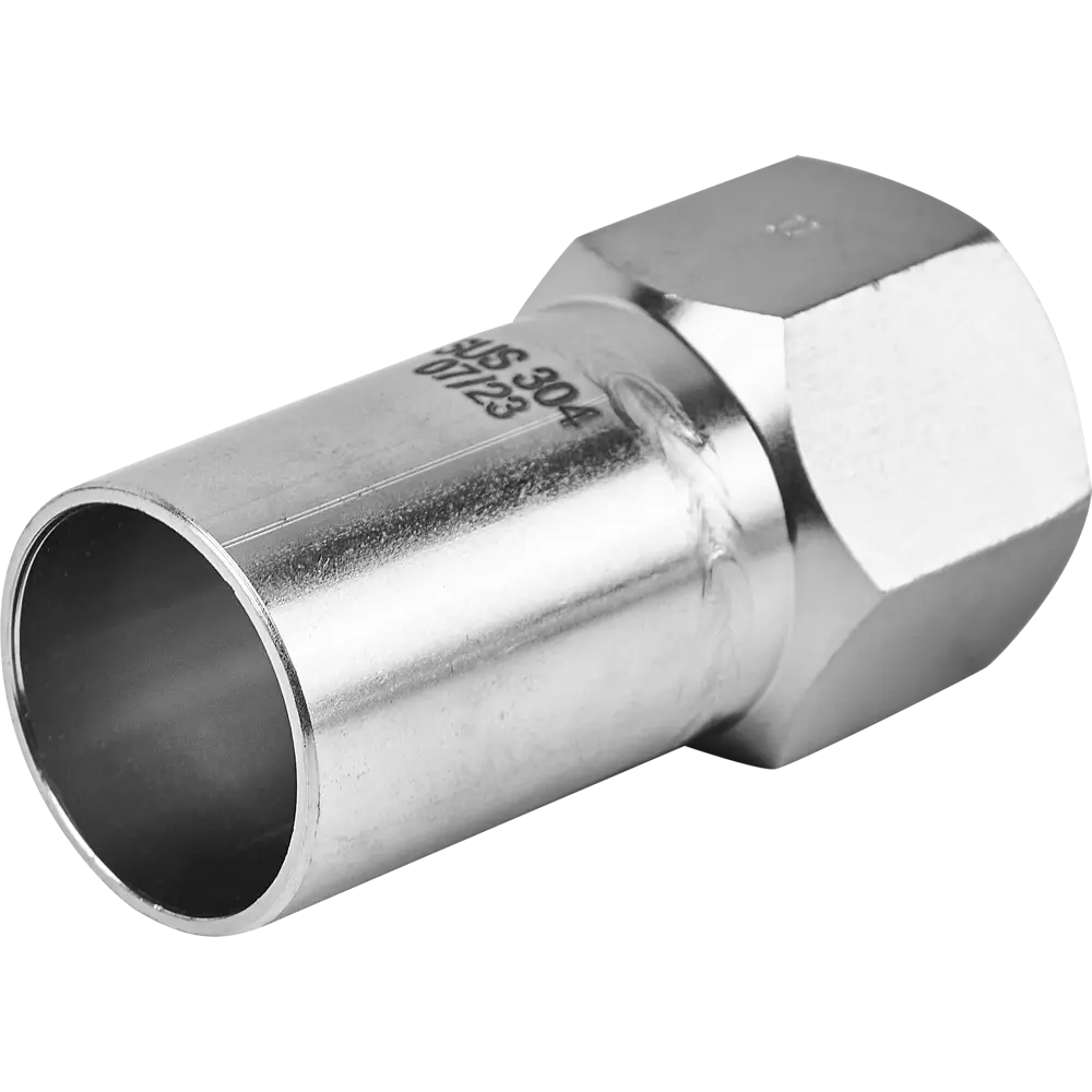 Муфта переходная Rommer 3/4"x28 мм НПр-ВР нержавеющая сталь STLM-2068457 - Вид №2