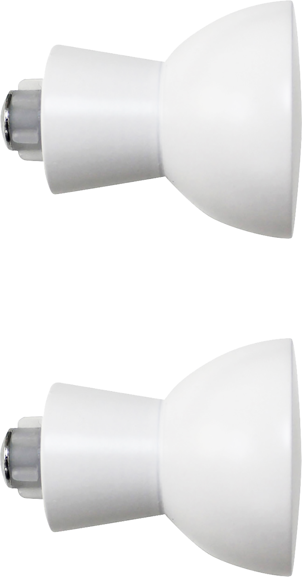 INSPIRE Наконечники «Полушарие» для карнизов — белые матовые, 2 шт 82549304 STLM-0029520