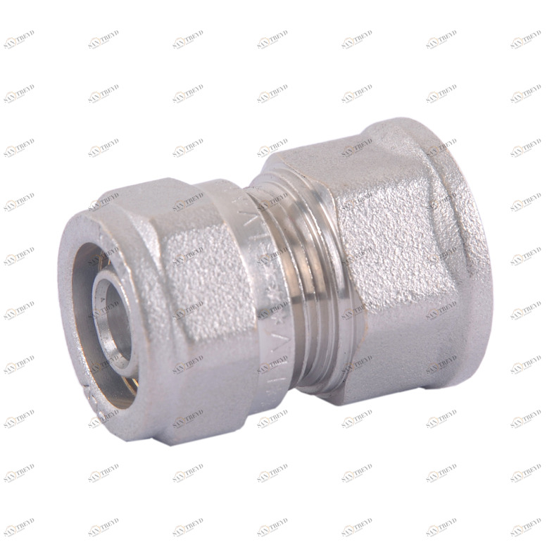 HLV-114302.№.05 Соединитель обжимной HLV c переходом на внутреннюю резьбу 